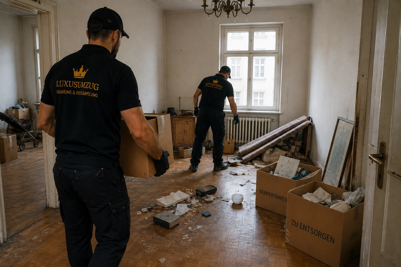 Räumung nach Zwangsversteigerung oder Objektübernahme: Sachlich vorgehen, professionell und sorgfältig geplante Räumung